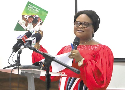 Dr Angela Asante-Essah, Presidential Advisor on Gender and Development, launching the Girls Excellence Movement Report. Picture: EDNA SALVO-KOTEY Dr Angela Asante-Essah, Presidential Advisor on Gender and Development, launching the Girls Excellence Movement Report. Picture: EDNA SALVO-KOTEY